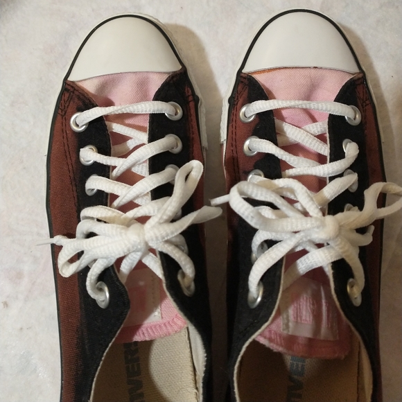 Converse All Star Sneaker Shoes Size 5 Men's Women's 7 Lace Up Brown Pink Black - Picture 7 of 11
